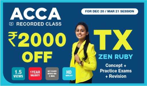 ACCA TX Recorded class(Concept + Revision + Practice Exams)