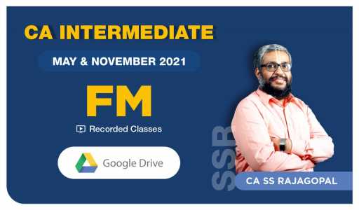CA Inter FM by CA SS Rajagopal