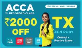 ACCA TX Recorded class ( Concept + Revision)
