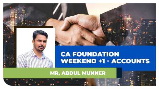 CA Weekend +1 - May 2023 Accounting By Abdul Muneer