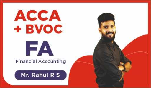 B.Voc FA by Mr. Rahul R S