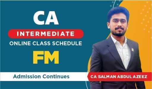 NOV 21 OffClt + OffEkm + OffOptClt CA Intermediate FM by CA Salman Abdul Azeez