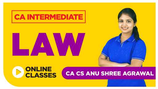 CcDcAgC8XLU Batch 2 CA Intermediate Law By CA CS Anu Shree Agrawal