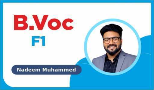 B.Voc Sem 1 - F1 by ACCA Nadeem Muhammed