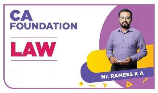 CA Foundation Law by Ramees K A